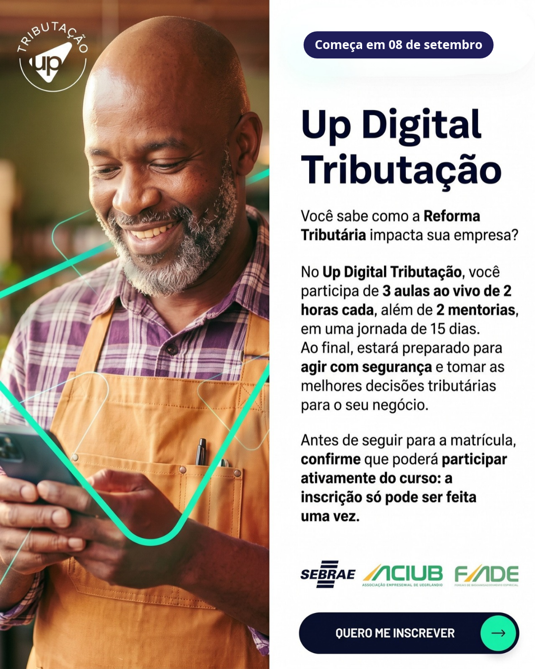 Up Digital Tributação prepara empresários para os impactos da Reforma Tributária