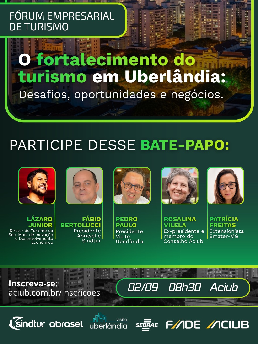 Fórum Empresarial de Turismo debate fortalecimento do setor e novas oportunidades de negócios em Uberlândia