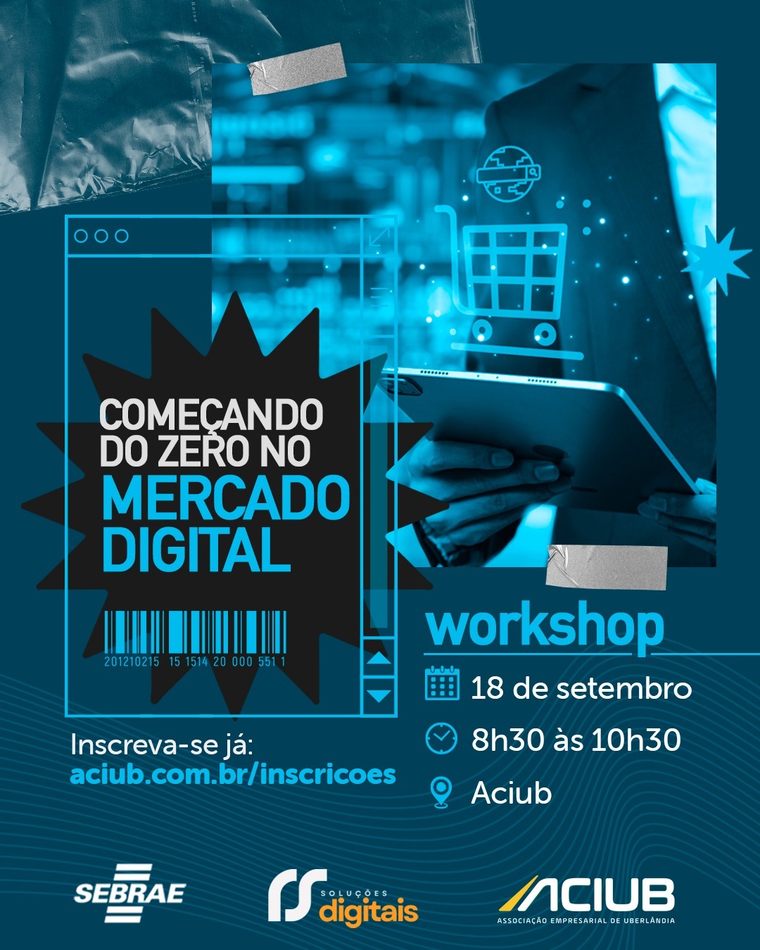 Workshop “Começando do Zero no Mercado Digital” orienta empresários sobre como iniciar e estruturar negócios no ambiente digital